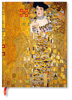 Carnet à couv. rigide 100ème Anniversaire de la Mort de Klimt Portrait d'Adèle - Ultra N.ligné 144p