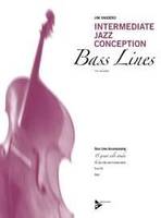 Intermediate Jazz Conception Bass Lines, 15 transcribed bass lines as played by Paul Gill. bass. Méthode.