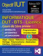 IUT informatique, DUT-BTS, licence, 6, IUT informatique, DUT-BTS-Licence, Avec visual studio community 2015