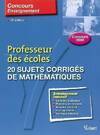 20 sujets corrigés de mathématiques