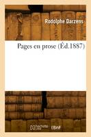 Pages en prose