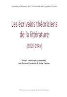 Les écrivains théoriciens de la littérature (1920-1945)