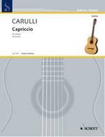 Capriccio, Anschlagstudie. guitar.