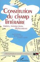 Constitution du champ littéraire, Limites, intersections, déplacements