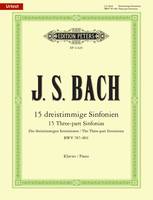 15 Three-part Inventions/Sinfonias BWV 787-801