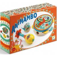 Animambo - Set de musique Tambourin Maracas Castagnette