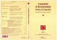 CAHIERS D'ÉCONOMIE POLITIQUE N° 38