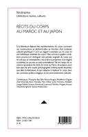 Récits du corps au Maroc et au Japon