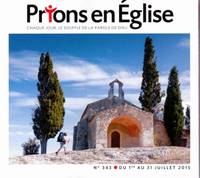 PRIONS EN EGLISE PF 343 JUILLET 2015