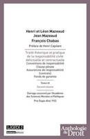 Traité théorique et pratique de la responsabilité civile, délictuelle et contractuelle, Tome 3, Conventions de responsabilité,  clause pénale, assurances de responsabilité (contrats), fonds de garantie, traité théorique et pratique de la responsabilité...