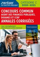 Concours Commun Agent des Finances Publiques Douanes et CCRF - Annales corrigées - Concours 2019/20, Annales corrigées - Concours 2019-2020