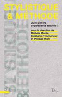 Stylistique & méthode, Quels paliers de pertinence textuelle ?