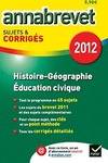 Annales Annabrevet 2012 Histoire-géographie Education civique corrigés