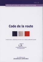 Code de la route / parties législative et réglementaire, parties législative et réglementaire