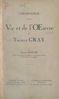 Chronologie de la vie et de l'œuvre de Thomas Gray