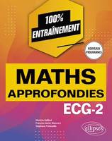 Mathématiques approfondies - ECG-2 - Programme 2022