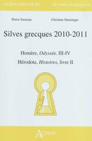 Silves grecques 2010-2011, Homère, Odyssée, III-IV; Hérodote, Histoires, livre II