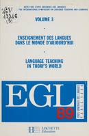 Enseignement des langues dans le monde d'aujourd'hui (3)