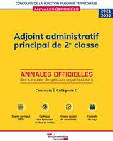 Adjoint administratif principal de 2e classe 2021 2022, Concours de catégorie C, concours externe, interne, 3e concours