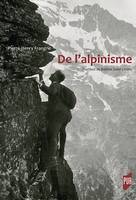 De l'alpinisme, Postface de Baldine Saint Girons