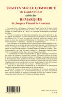 Traités sur le commerce, de Josiah Child, Suivis des Remarques, de Jacques Vincent de Gournay