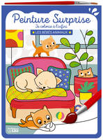 Les bébés animaux / peinture surprise : je colorie à l'infini