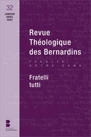 Revue théologique des Bernardins n°32, Fratelli tutti