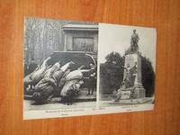 CPA : MONUMENT DE GUILLAUME (renversé) avant, MONUMENT DU POILU après METZ 213