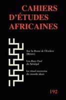 Cahiers d'études africaines, n°192/2008, Vol. XLVIII (4)