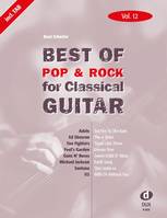 Best of Pop & Rock for Classical Guitar Vol. 12