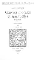 Œuvres morales et spirituelles inédites