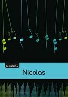 CARNET NICOLAS MUSIQUE,48P,A5