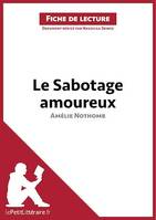 Le Sabotage amoureux d'Amélie Nothomb (Fiche de lecture), Analyse complète et résumé détaillé de l'oeuvre