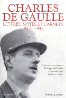 Lettres, notes et carnets / Charles de Gaulle, 1-2, Charles de Gaulle - Lettres, notes et carnets - tome 1