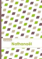 Le carnet de Nathanaël - Lignes, 96p, A5 - Pe´tales Vert Taupe Gris