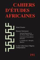 Cahiers d'études africaines, n°191/2008, Vol. XLVIII (3)