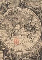 Carnet ligné Carte générale du monde, 1741