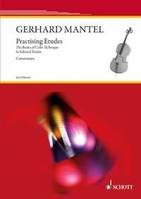 La pratique des études, Les bases de la technique du violoncelle à l'aide d'études choisies   Commentaires. cello.