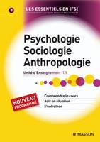 Psychologie, sociologie, anthropologie, Unité d'Enseignement 1.1