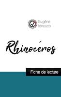 Rhinocéros de Ionesco (fiche de lecture et analyse complète de l'oeuvre)