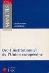 Droit institutionnel de l'Union Européenne