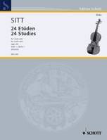 24 Etüden aus op. 32, 12 Etüden in der 2. und 3. Lage und Lagenwechsel 1-3. viola.