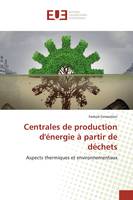 Centrales de production d'énergie à partir de déchets, Aspects thermiques et environnementaux