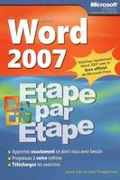 Word 2007 - Étape par Étape - Livre+compléments en ligne, Microsoft