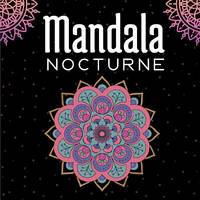 Mandala Nocturne, 30 Mandalas sur fond noir - Livre de coloriage pour adulte