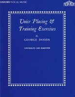 Voice placing and training exercises, Solo voice (contralto or baritone)