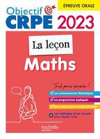 Objectif CRPE 2023 - Maths - La leçon -  épreuve orale d'admission, (Ebook PDF)