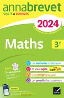 Annales du brevet Annabrevet 2024 Maths 3e, sujets corrigés & méthodes du brevet