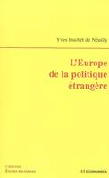 L'EUROPE DE LA POLITIQUE ETRANGERE