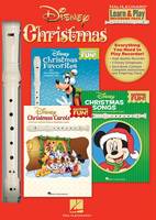 Disney Christmas, Learn & Play Recorder Pack